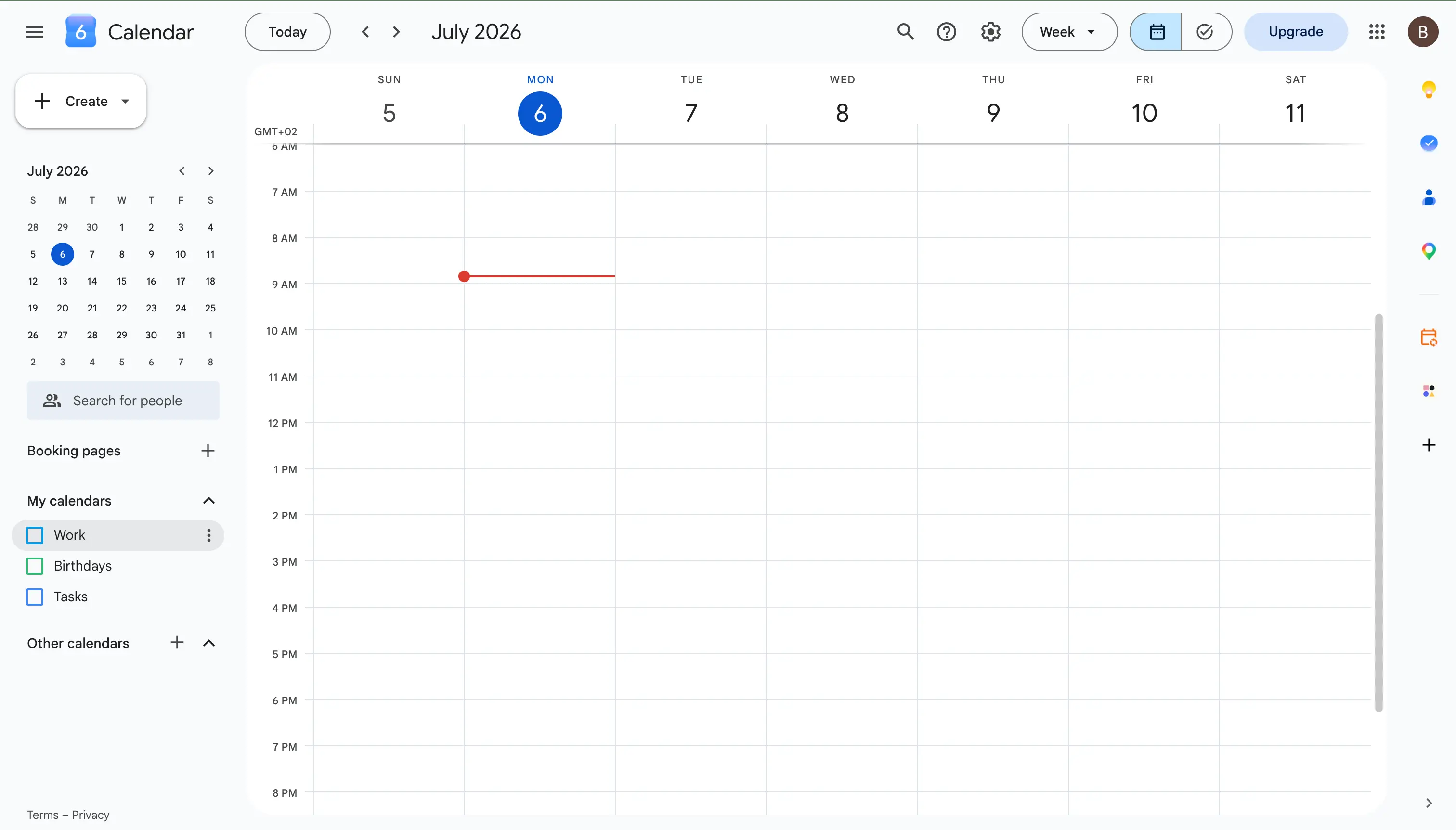 Abrir Google Calendar en tu ordenador