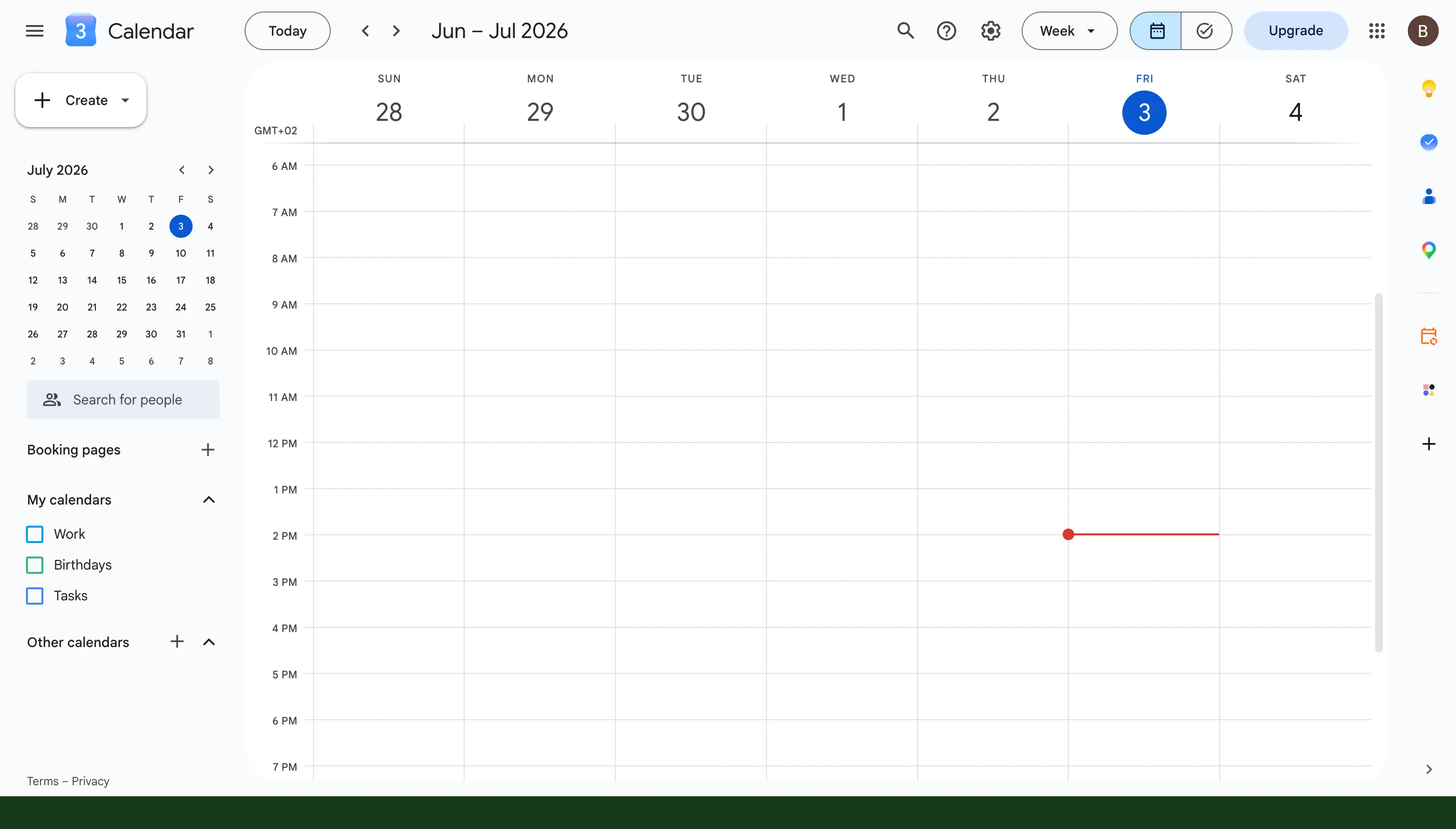 Apri Google Calendar sul tuo computer