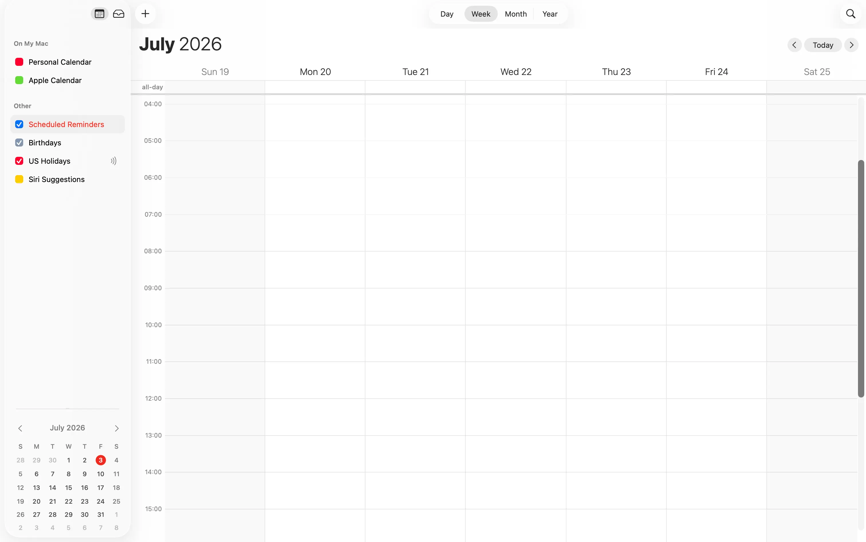 Eine ICS-Datei in Apple Calendar auf dem Mac importieren