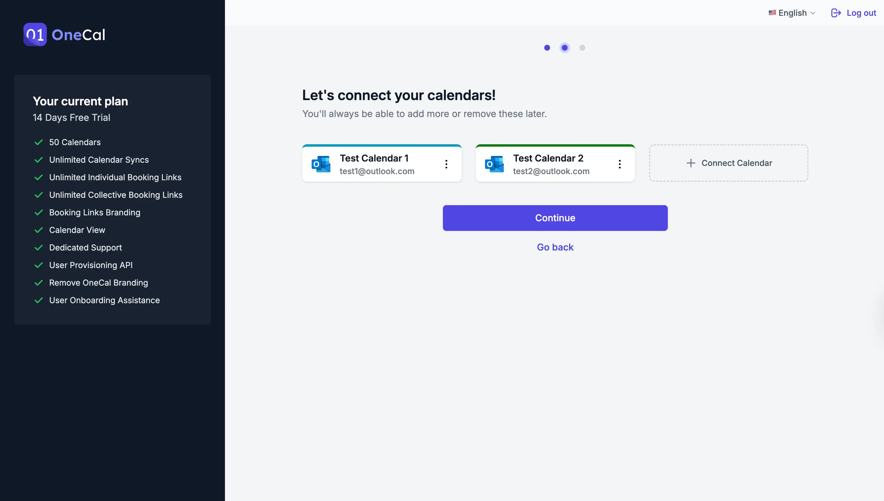 OneCal Connetti calendari